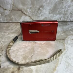 Fujifilm FinePix Z20fd 10MP Compact Digital Camera 3x Zoom Red Built-in Flash